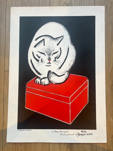 Jacques nam lithograph white - jacques,